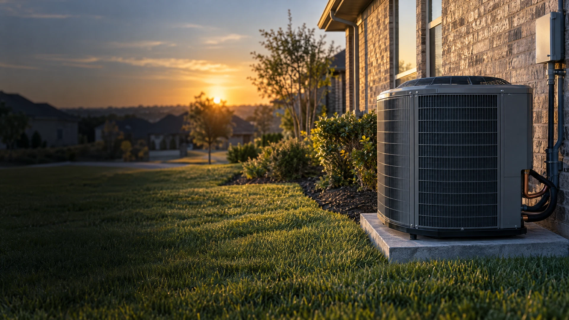 Residential air conditioning system serviced in Crowley, Texas